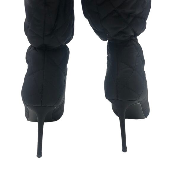 Steve Madden Womens Silhouette Puffer Over The Knee Boots Black Size 6 New - Picture 9 of 15